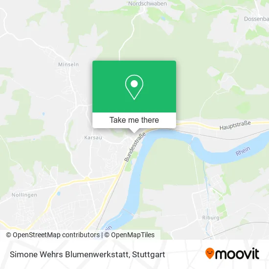 Simone Wehrs Blumenwerkstatt map