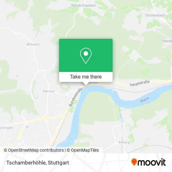 Карта Tschamberhöhle