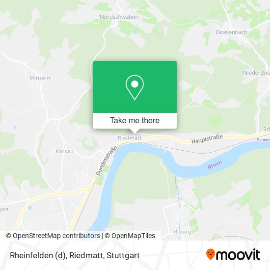 Rheinfelden (d), Riedmatt map