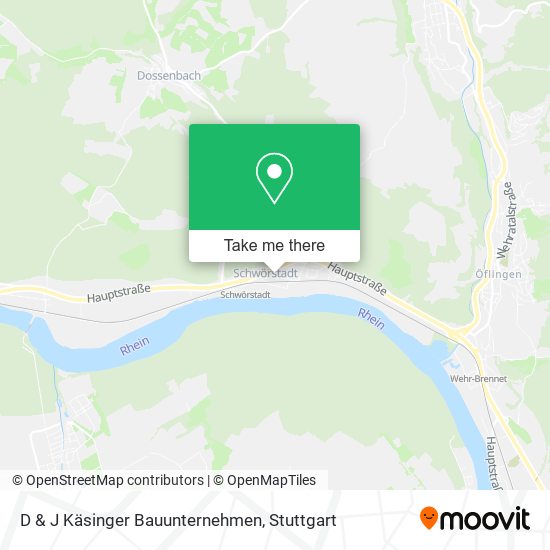 D & J Käsinger Bauunternehmen map