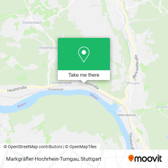 Markgräfler-Hochrhein-Turngau map
