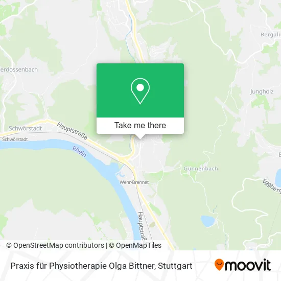 Карта Praxis für Physiotherapie Olga Bittner