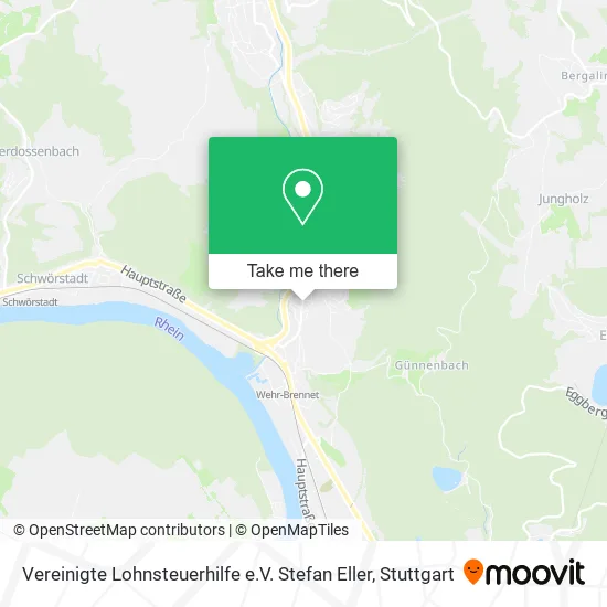 Карта Vereinigte Lohnsteuerhilfe e.V. Stefan Eller