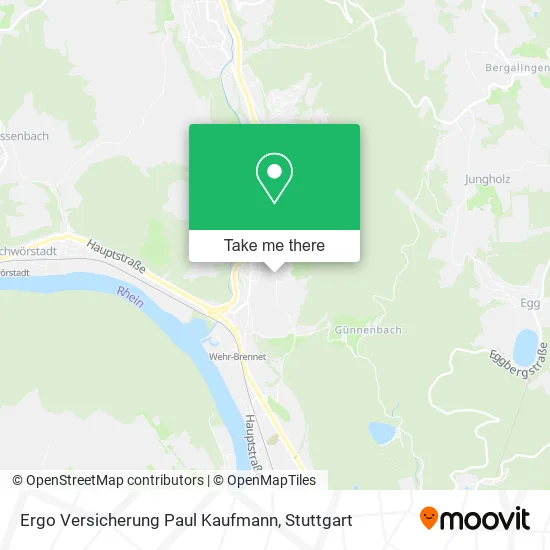 Карта Ergo Versicherung Paul Kaufmann