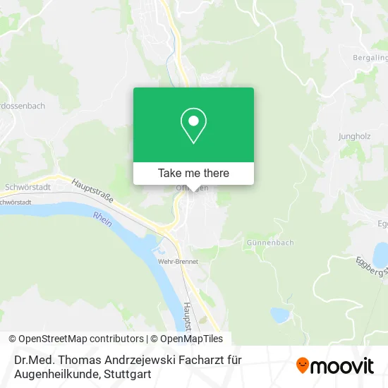 Карта Dr.Med. Thomas Andrzejewski Facharzt für Augenheilkunde