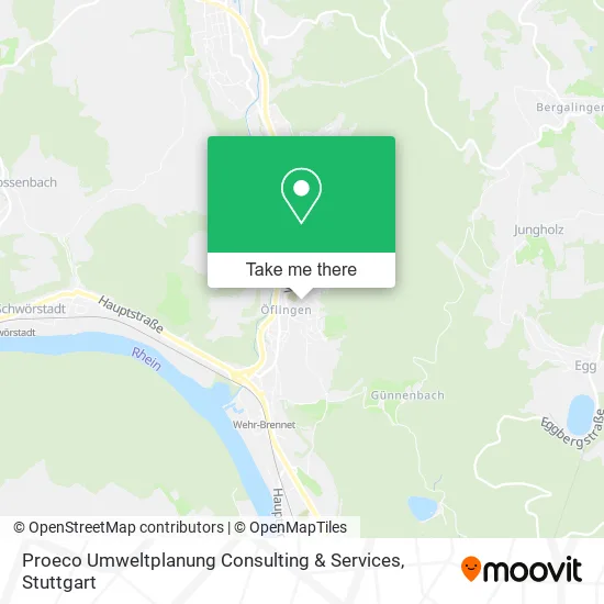 Карта Proeco Umweltplanung Consulting & Services