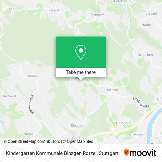 Kindergarten Kommunale Binzgen Rotzel map