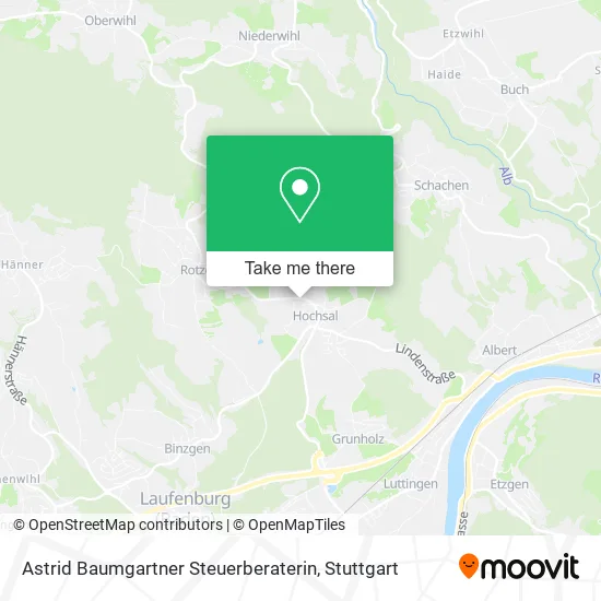 Карта Astrid Baumgartner Steuerberaterin
