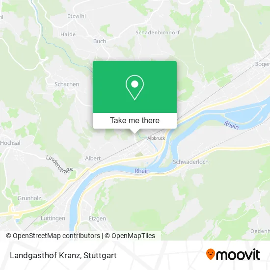 Карта Landgasthof Kranz