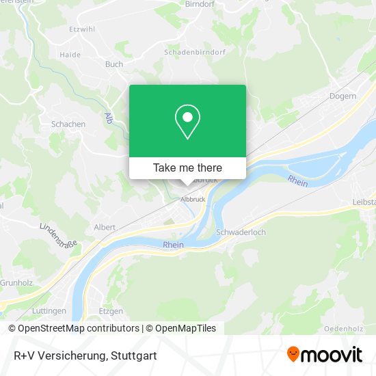 R+V Versicherung map