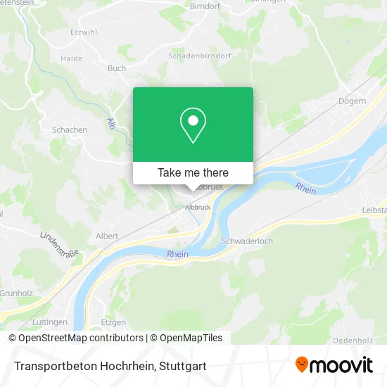 Карта Transportbeton Hochrhein