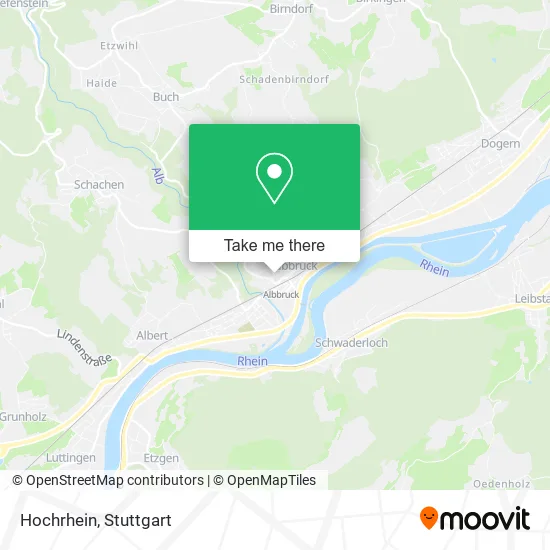 Карта Hochrhein