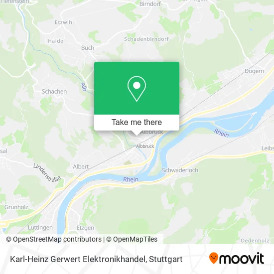 Карта Karl-Heinz Gerwert Elektronikhandel