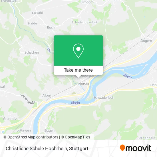 Карта Christliche Schule Hochrhein