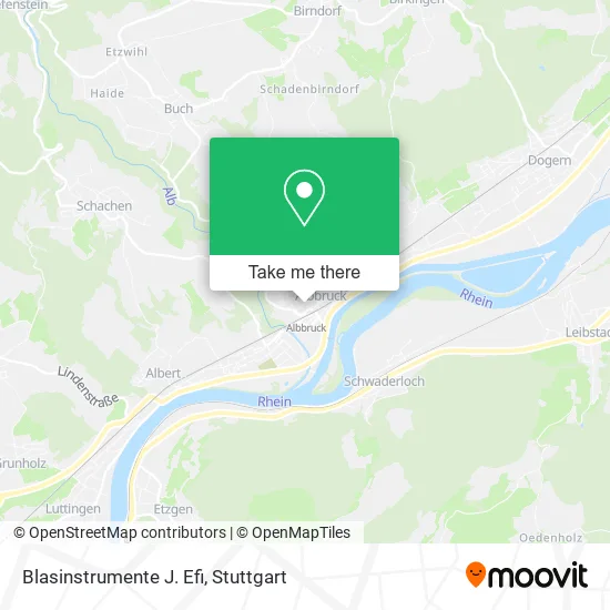 Карта Blasinstrumente J. Efi