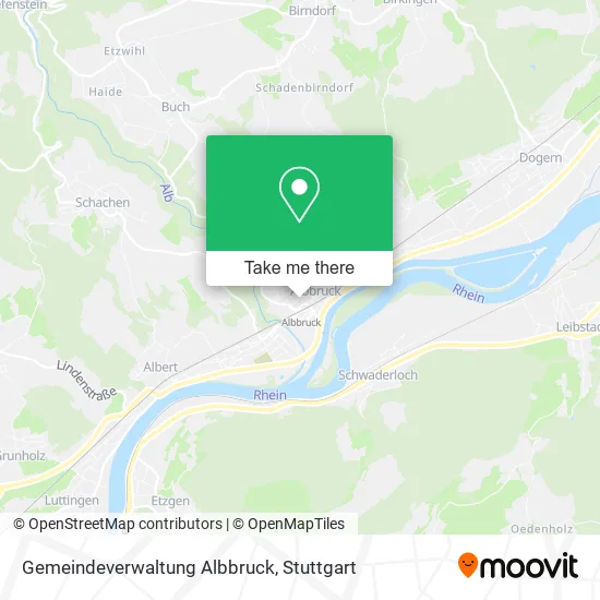 Карта Gemeindeverwaltung Albbruck