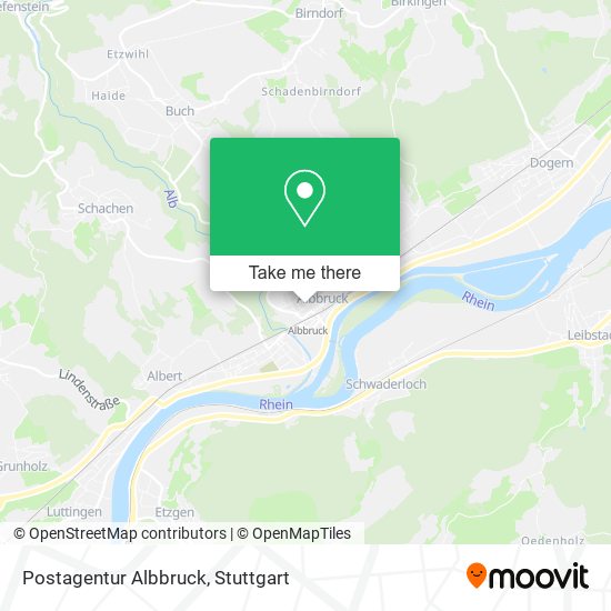 Карта Postagentur Albbruck