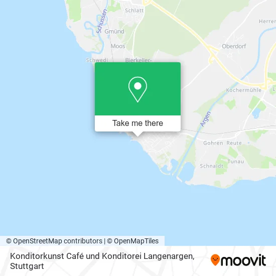 Карта Konditorkunst Café und Konditorei Langenargen