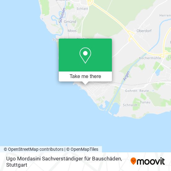 Ugo Mordasini Sachverständiger für Bauschäden map