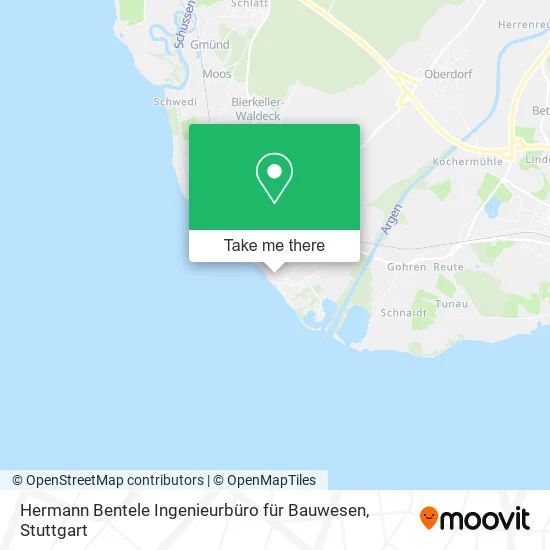 Карта Hermann Bentele Ingenieurbüro für Bauwesen