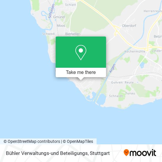 Bühler Verwaltungs-und Beteiligungs map