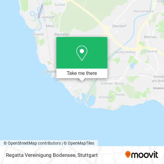 Карта Regatta Vereinigung Bodensee
