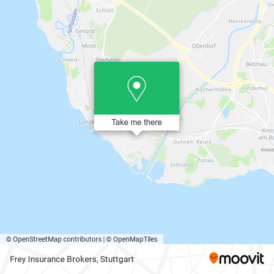 Frey Insurance Brokers map