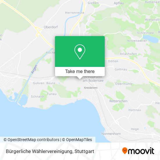 Bürgerliche Wählervereinigung map