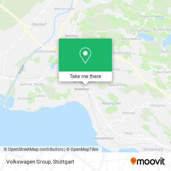 Volkswagen Group map