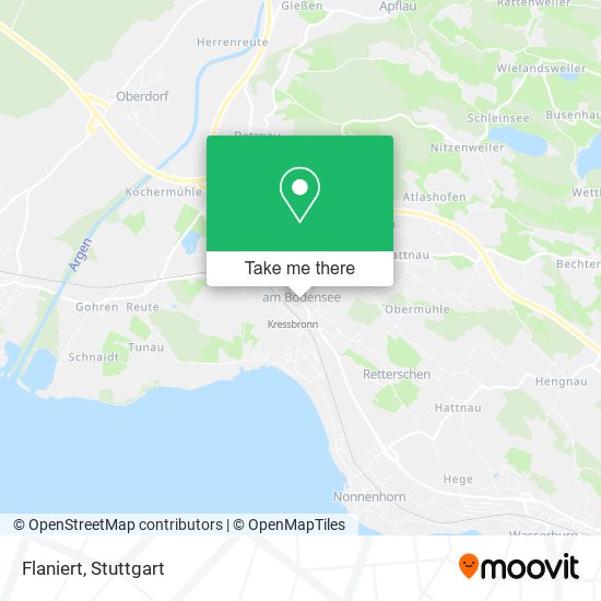 Карта Flaniert