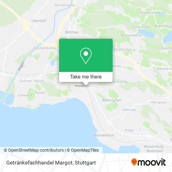 Getränkefachhandel Margot map