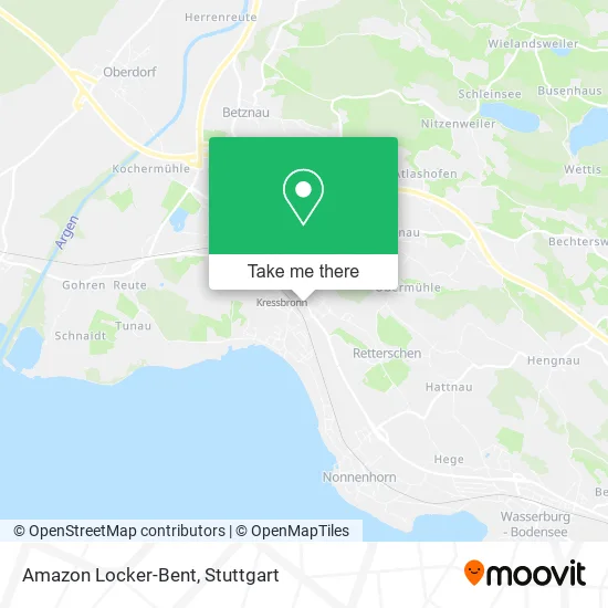 Карта Amazon Locker-Bent