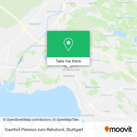 Gasthof-Pension zum Rebstock map