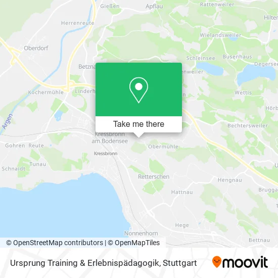 Карта Ursprung Training & Erlebnispädagogik