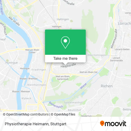 Карта Physiotherapie Heimann