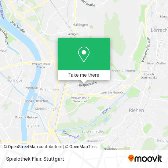 Карта Spielothek Flair