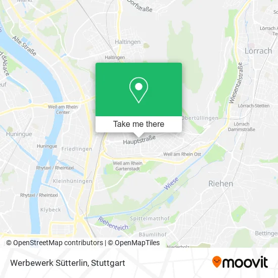 Карта Werbewerk Sütterlin