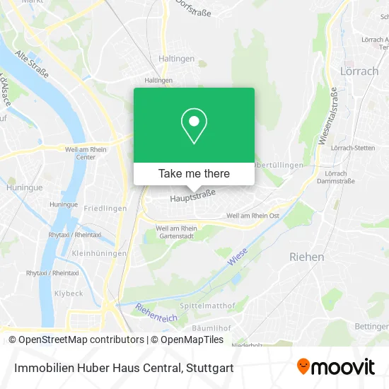 Карта Immobilien Huber Haus Central