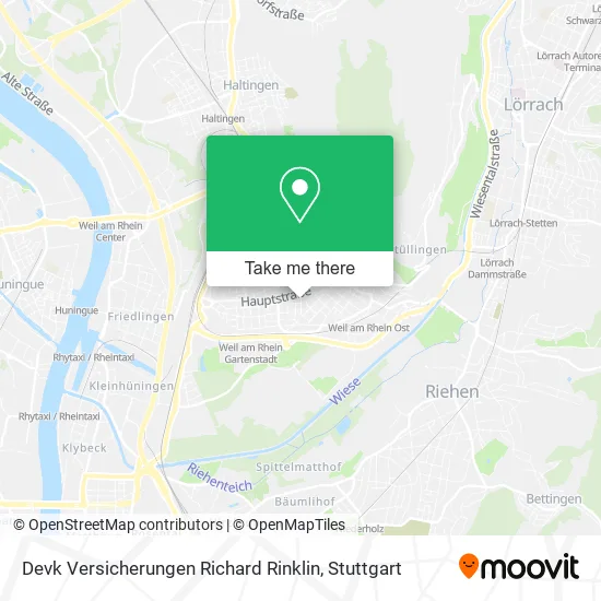 Карта Devk Versicherungen Richard Rinklin