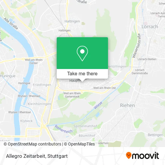 Карта Allegro Zeitarbeit