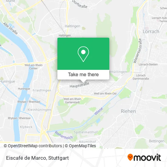 Карта Eiscafé de Marco