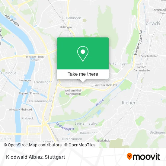 Карта Klodwald Albiez