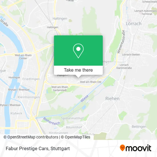 Карта Fabur Prestige Cars