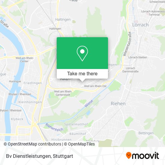 Bv Dienstleistungen map