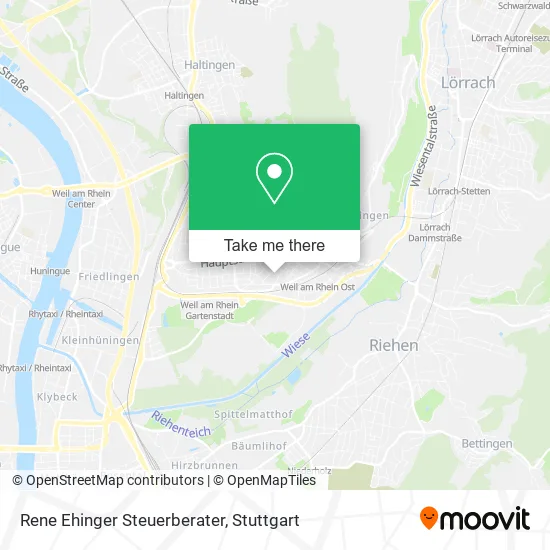 Карта Rene Ehinger Steuerberater