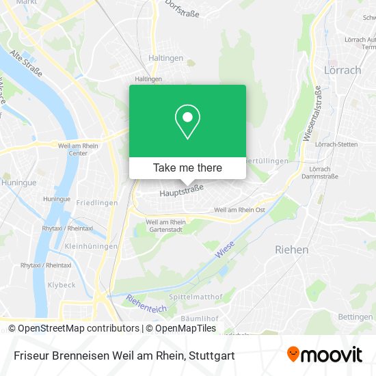 Friseur Brenneisen Weil am Rhein map