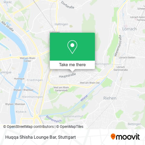 Карта Huqqa Shisha Lounge Bar