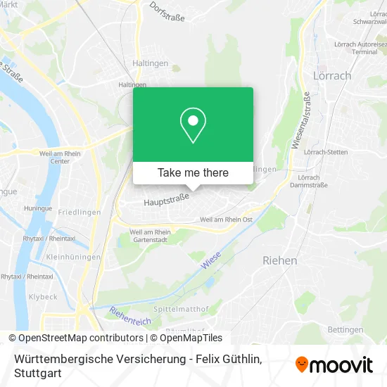 Карта Württembergische Versicherung - Felix Güthlin