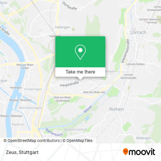 Карта Zeus
