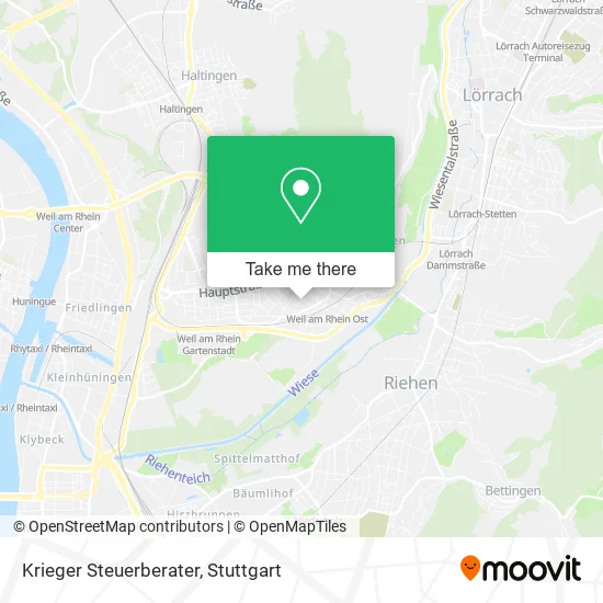 Карта Krieger Steuerberater